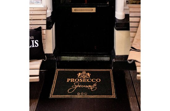 Deurmat kokos wijn prosecco 75cm