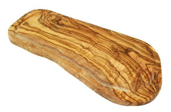 Rustieke snijplank (lengte ca. 50 – 55 cm) met sapgleuf en zonder handvat