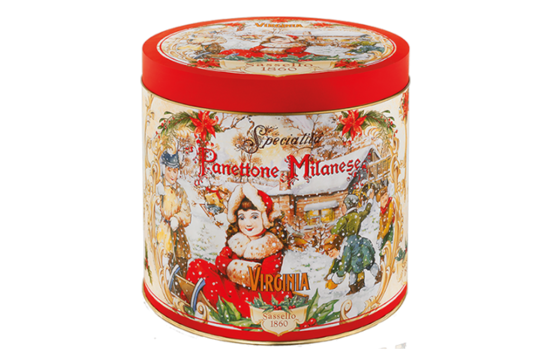 Virginia Panettone in metalen blik 1Kg