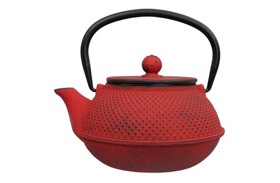 Arare teapot 0,60 ltr, Jap.red