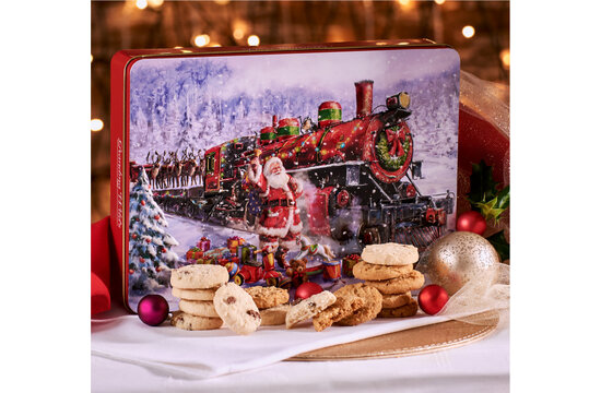Grandma Wilds Biscuits kerstman trein - trein met speelgoed 400g
