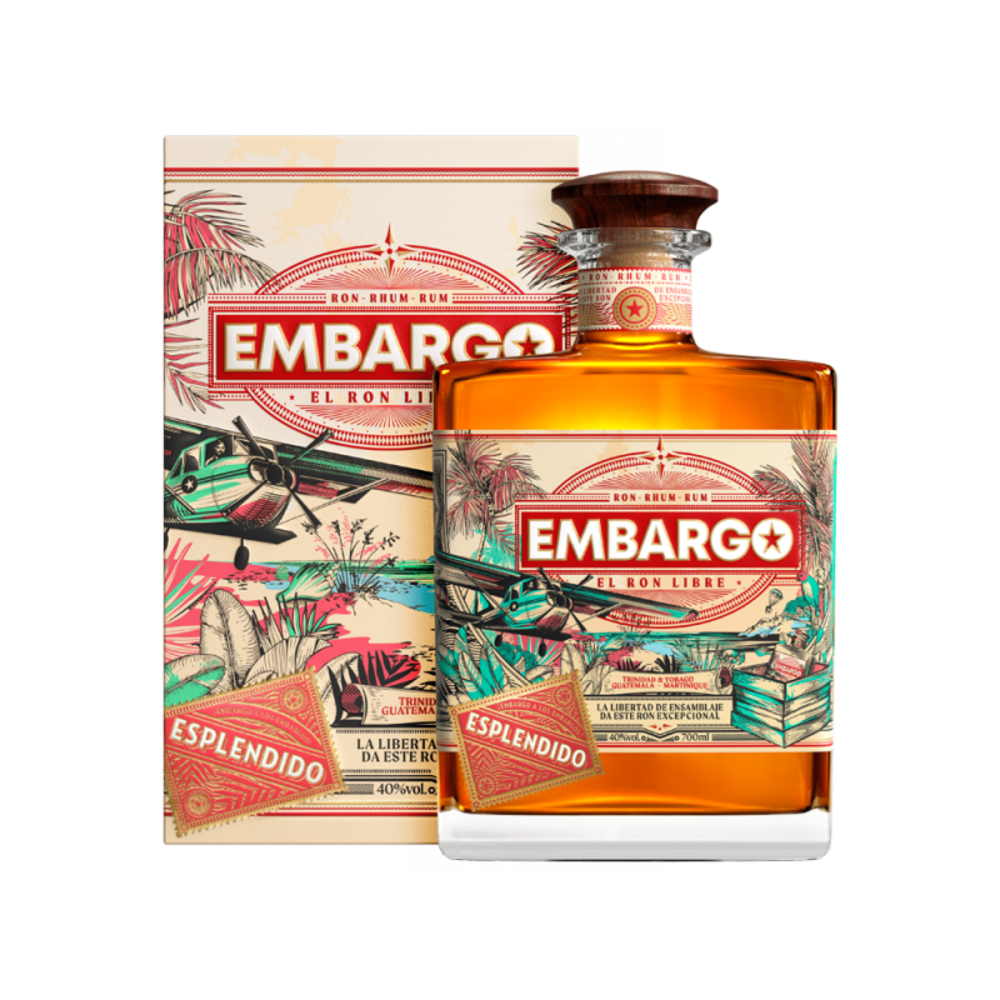 Embargo Anejo Esplendido Rum 0,7L 40% - Luxurious Drinks B.V.