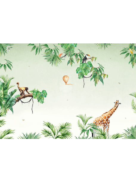 Creative Lab Amsterdam Monkey Jungle Wallpaper Mural