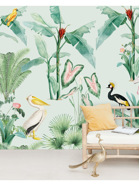 Creative Lab Amsterdam Pelican Wallpaper Mural