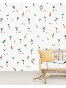Creative Lab Amsterdam Savannah Palm Tree Wallpaper Mural