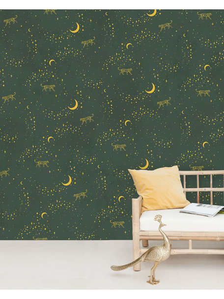 Creative Lab Amsterdam Stargazer Wallpaper Mural Gold