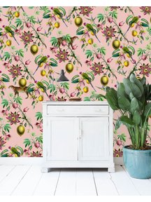 Creative Lab Amsterdam Botanical Garden Pink Wallpaper