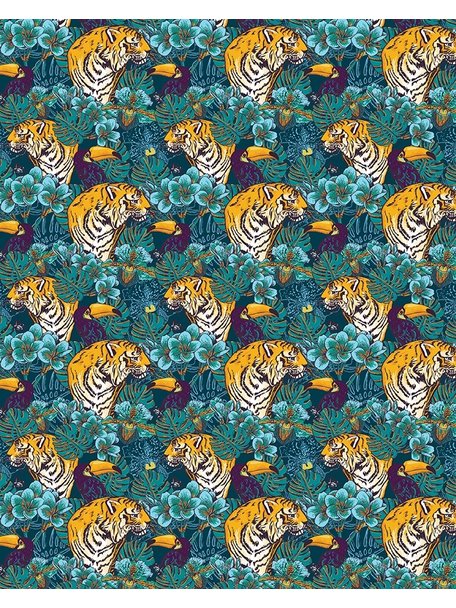 Creative Lab Amsterdam Tiger Jungle Wallpaper