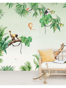 Creative Lab Amsterdam Monkey Jungle Wallpaper setting