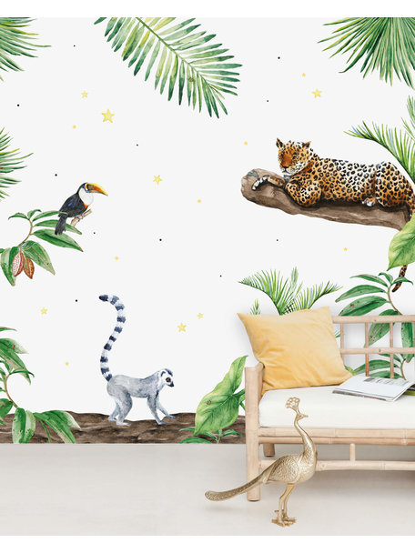 Creative Lab Amsterdam Jungle Tiger Wallpaper setting