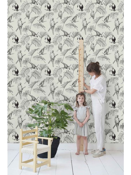 Creative Lab Amsterdam Tropic Tucan Wallpaper Cream