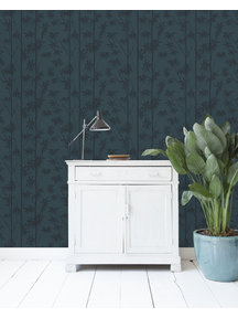Creative Lab Amsterdam Bamboo Wallpaper Blue
