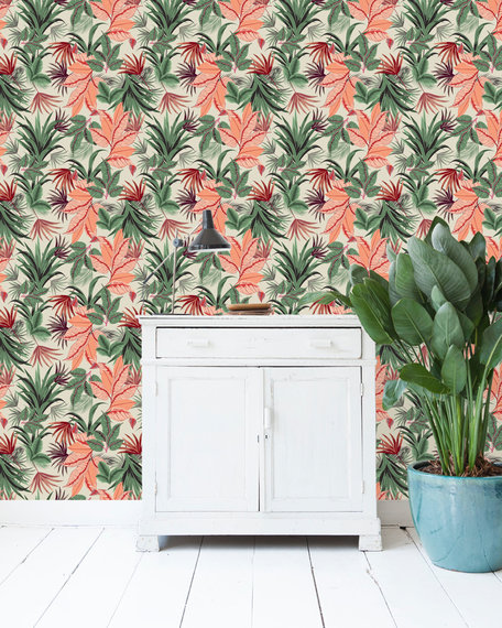 Pink Jungle Wallpaper - Creative Lab Amsterdam B2B