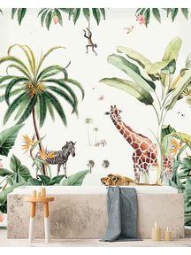 Creative Lab Amsterdam Sanny & Charlie Bathroom Wallpaper setting