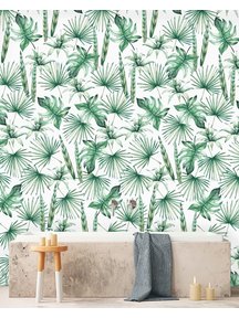 Creative Lab Amsterdam Jungle Leaves Bathroom Wallpaper