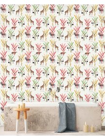 Creative Lab Amsterdam Color Palm Bathroom Wallpaper