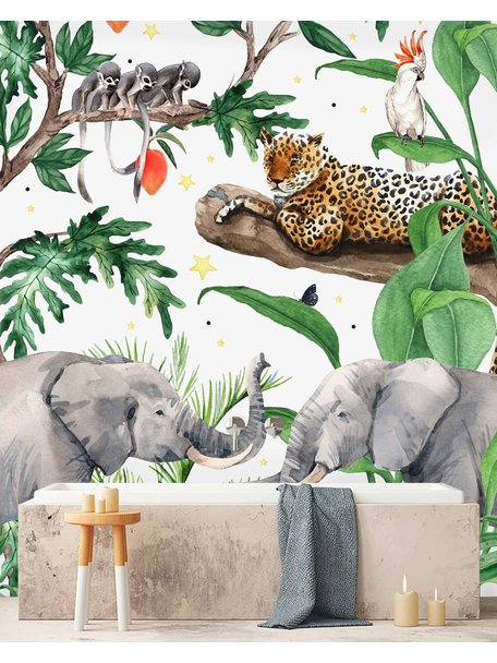 Creative Lab Amsterdam Rebecca Boektje - Ravi Bathroom Wallpaper