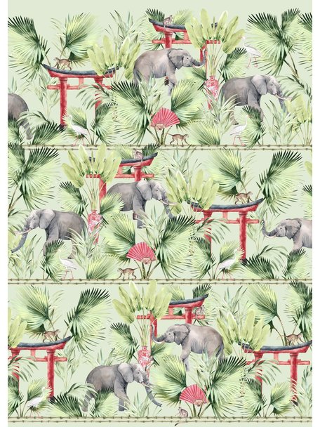 Creative Lab Amsterdam Ritual Elephant Wallpaper