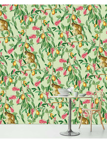 Creative Lab Amsterdam Tropical Monkey Wallpaper