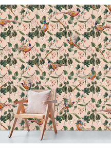 Creative Lab Amsterdam Floral Pheasant Wallpaper