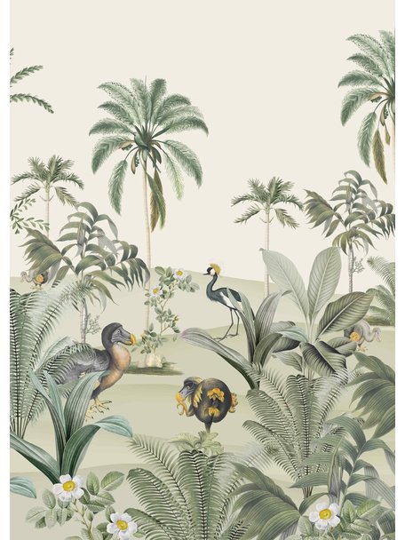 Creative Lab Amsterdam Dodo Oasis Wallpaper Mural