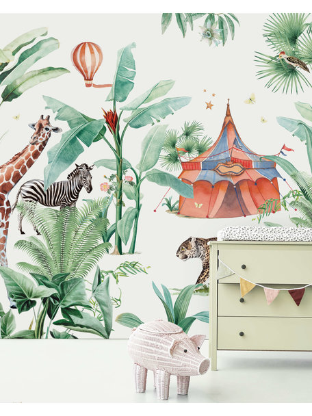 Creative Lab Amsterdam Jungle Circus Wallpaper Mural