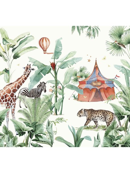 Creative Lab Amsterdam Jungle Circus Wallpaper Mural