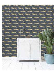 Creative Lab Amsterdam Leopard Blue Sample