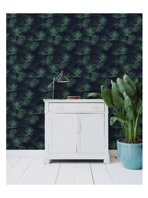 Creative Lab Amsterdam Palm Leaves Dark Green Sample