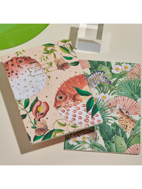 Creative Lab Amsterdam Blow Up/Flower Garden notebook set - per 6