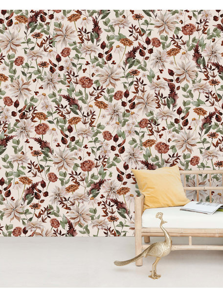 Creative Lab Amsterdam Vintage bouquet Wallpaper Mural