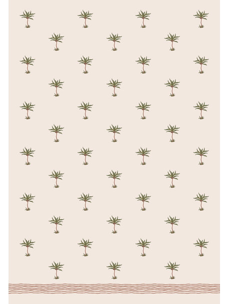 Creative Lab Amsterdam Subtle Palms Wallpaper Mural