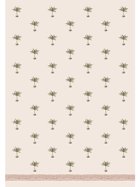 Creative Lab Amsterdam Subtle Palms Wallpaper Mural