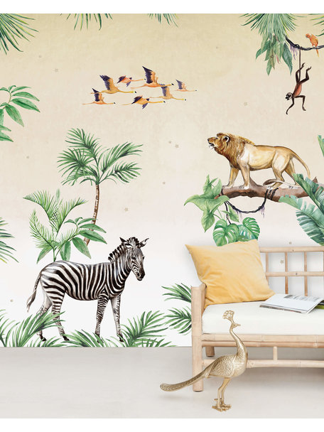 Creative Lab Amsterdam King of the Jungle Wallpaper Mural