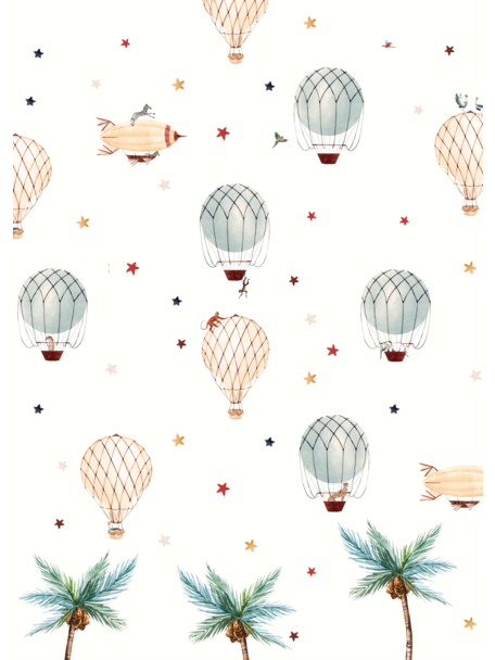 Creative Lab Amsterdam Little Balloon Wallpaper Mural