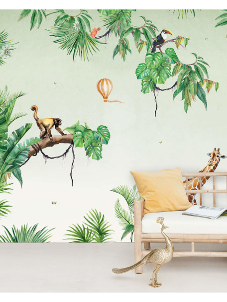 Creative Lab Amsterdam Monkey Jungle Wallpaper Mural
