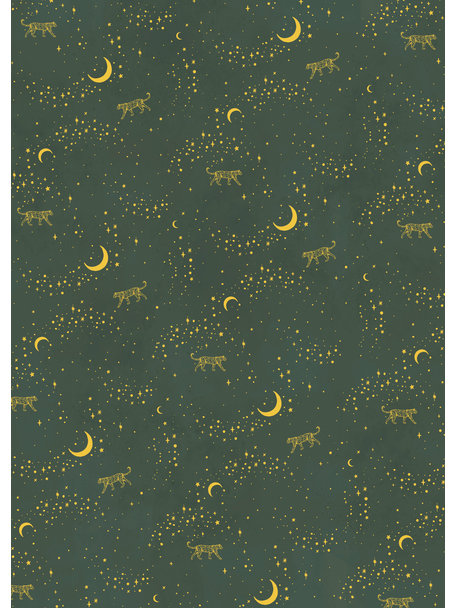 Creative Lab Amsterdam Stargazer Wallpaper Mural Gold