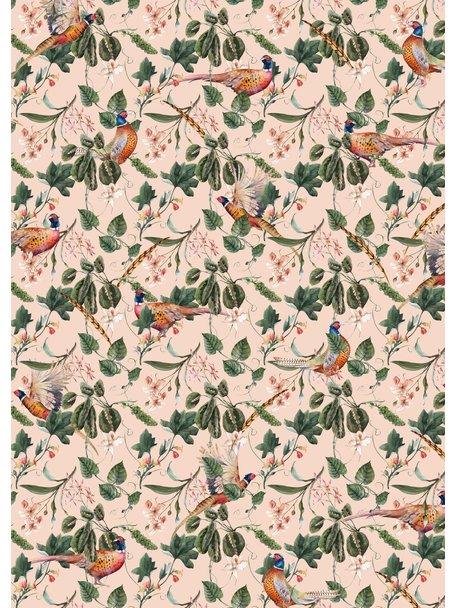 Creative Lab Amsterdam Floral Pheasant Wallpaper Mural