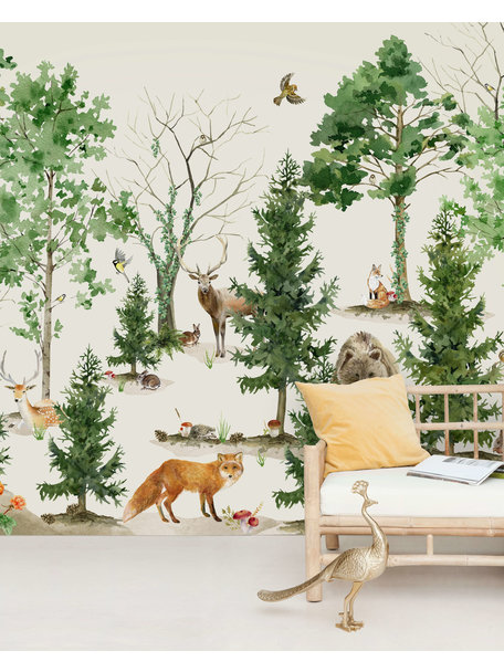 Creative Lab Amsterdam Forest Life Wallpaper Mural