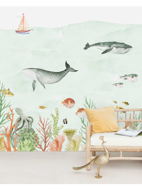 Creative Lab Amsterdam Sealife Coral Wallpaper Mural