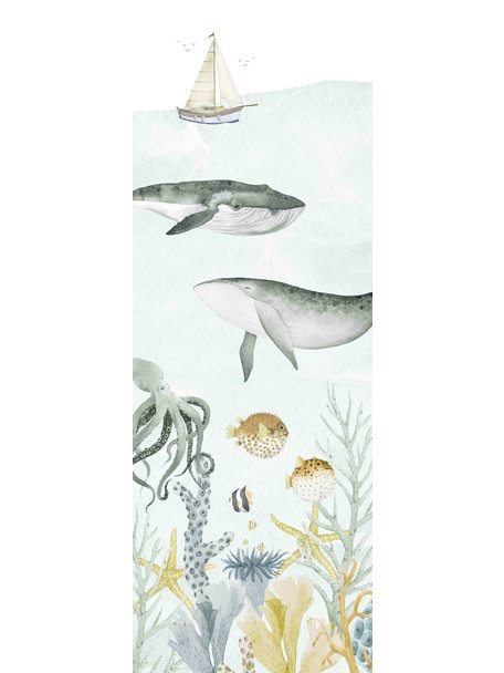 Creative Lab Amsterdam Sealife Blue Wallpaper Mural