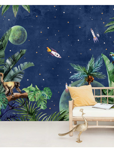 Creative Lab Amsterdam From Jungle to Space Wallpaper Mural