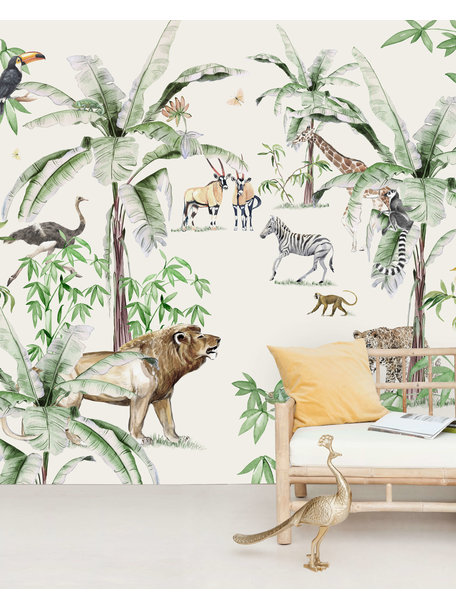 Creative Lab Amsterdam Just Another day in the Jungle Wallpaper Mural