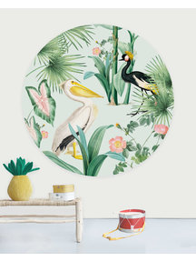 Creative Lab Amsterdam Pelican Wallpaper Circle