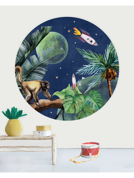 Creative Lab Amsterdam From Jungle to Space Wallpaper Circle