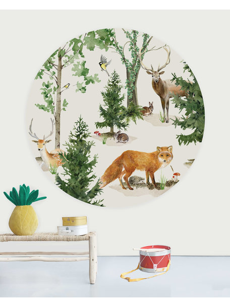 Creative Lab Amsterdam Forest Life Wallpaper Circle