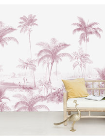 Creative Lab Amsterdam Exotic palms Pink Sample