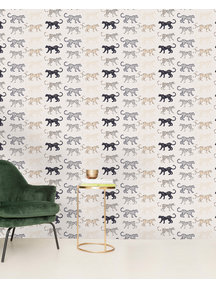 Creative Lab Amsterdam Funky Leopards Light Wallpaper