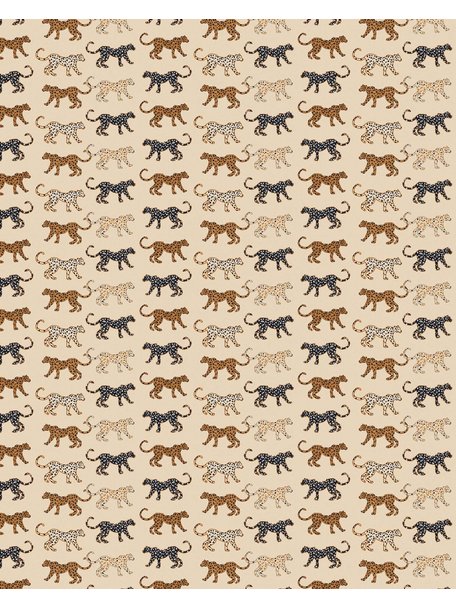 Creative Lab Amsterdam Funky Leopards Dark Wallpaper