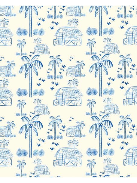 Creative Lab Amsterdam Maui Beach Blue Wallpaper